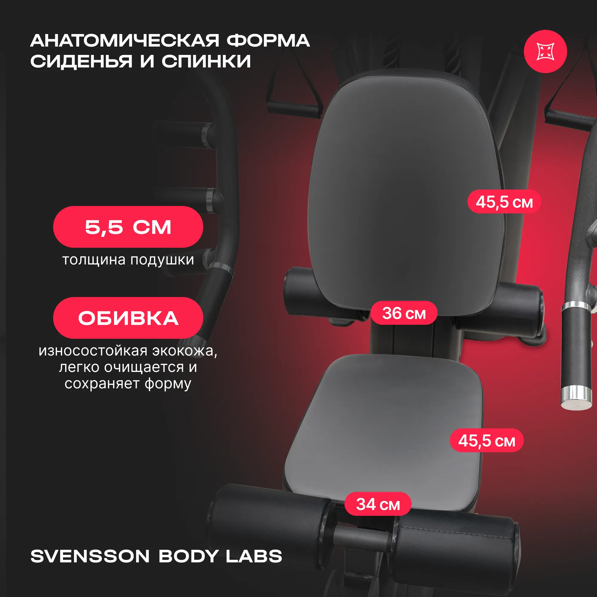 Силовой комплекс SVENSSON BODY LABS RIGEL PLUS PRO (стек 60кг)