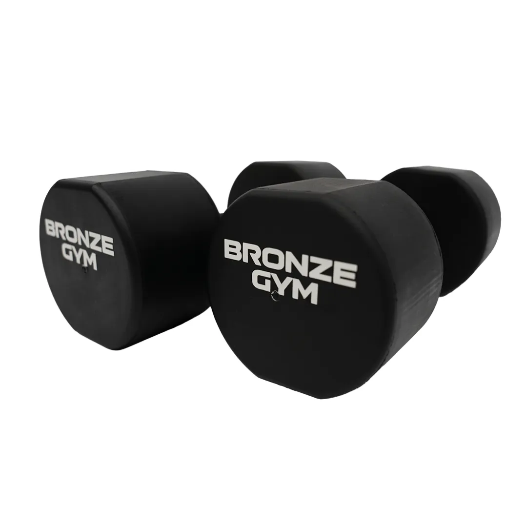 Набор термополиуретановых гантелей BRONZE GYM, 1-10 кг - 10 пар, шаг 1 кг