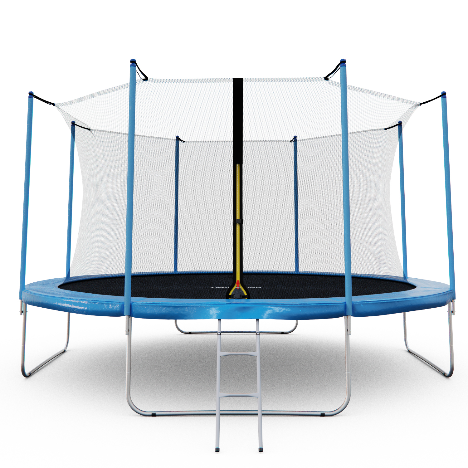 Батут каркасный с сеткой DFC Kondition 14 ft с лестницей