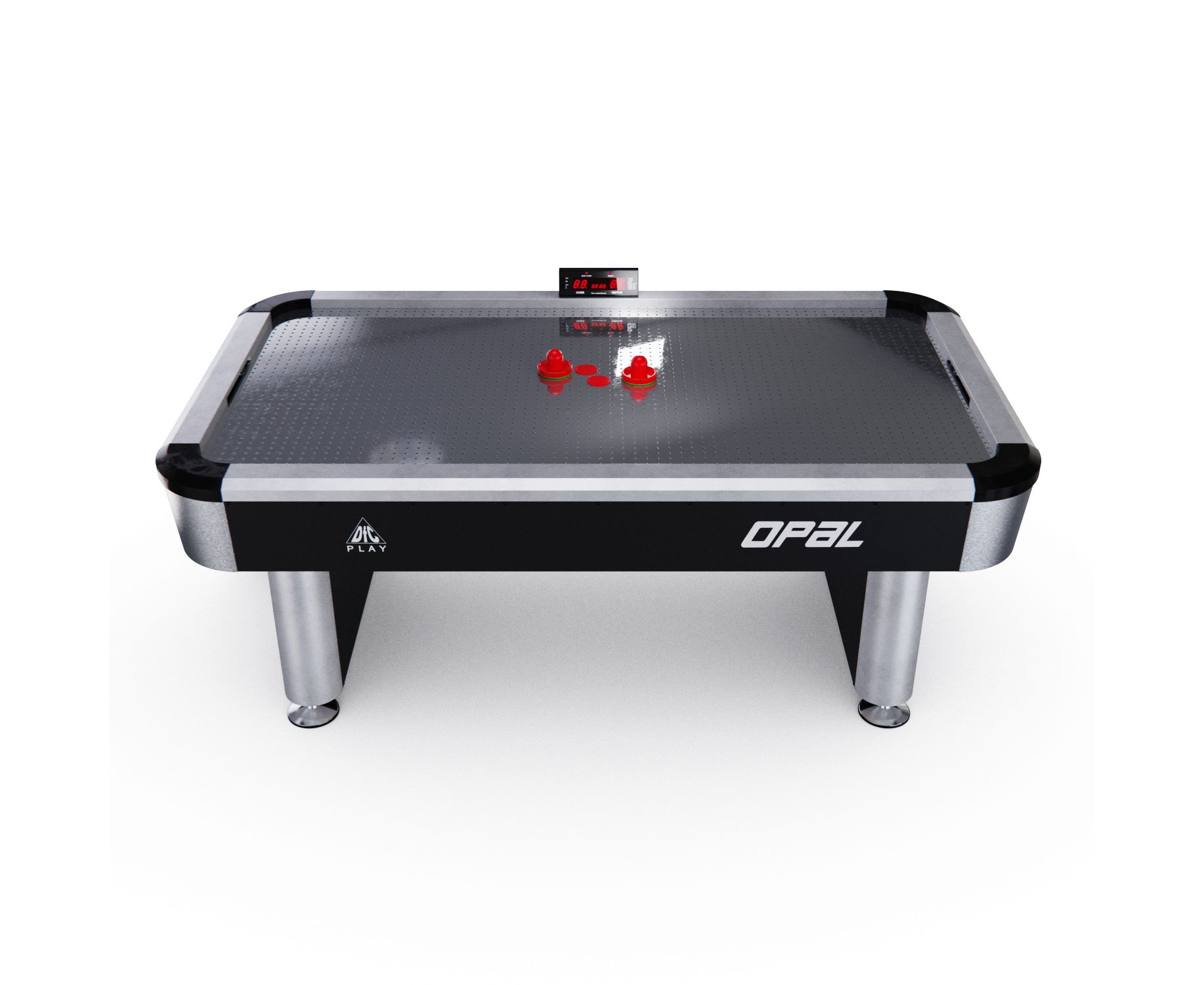 Игровой стол - аэрохоккей DFC Opal, нержавеющая сталь