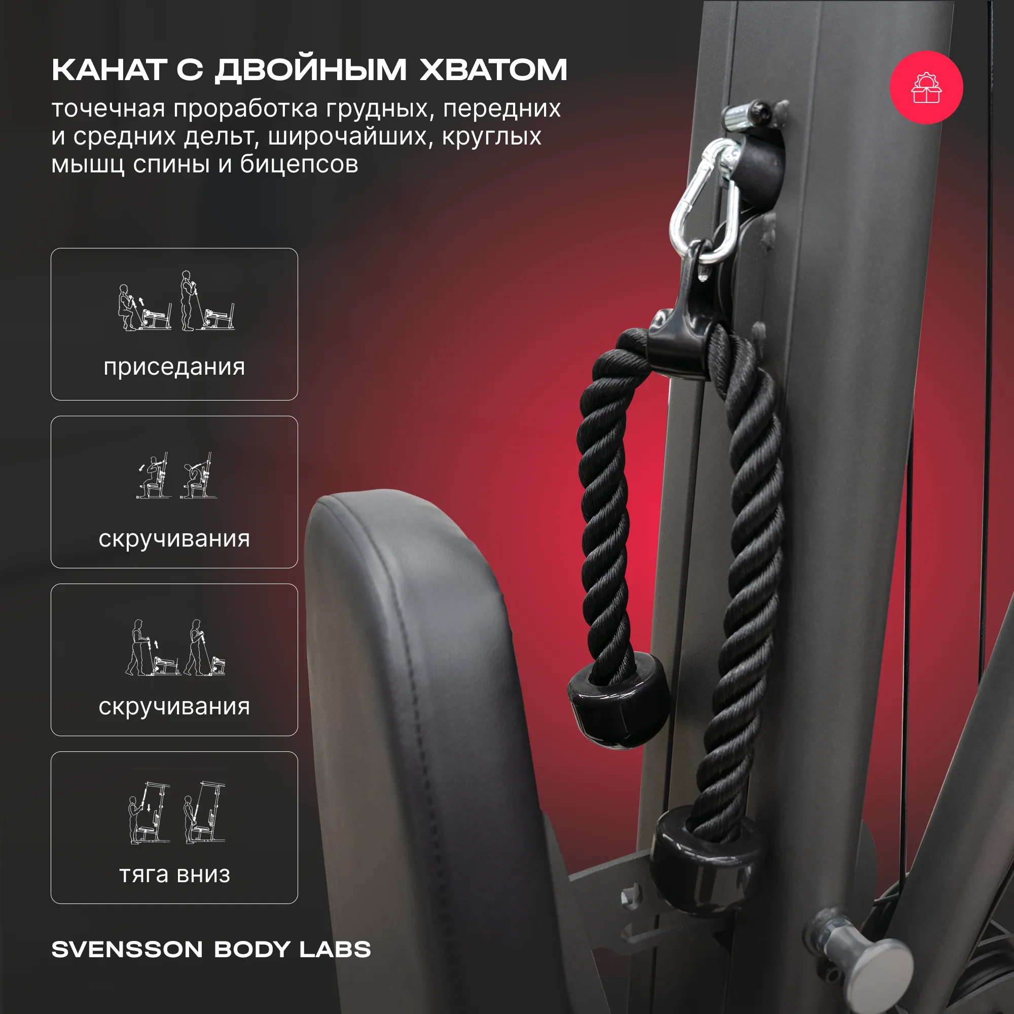 Силовой комплекс SVENSSON BODY LABS RIGEL PLUS PRO (стек 60кг)