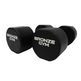 Набор термополиуретановых гантелей BRONZE GYM, 1-10 кг - 10 пар, шаг 1 кг