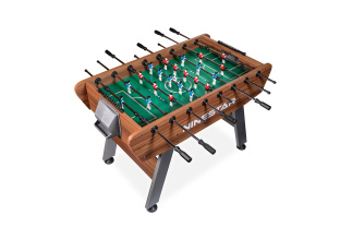 Игровой стол - футбол "PlayOff" (140х73х88см) коричнево-серый